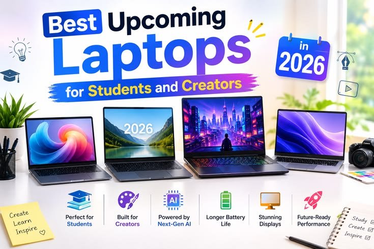 Best Upcoming Laptops for Students and Creators in 2026