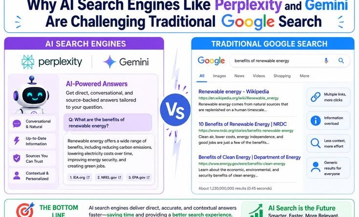 Why AI Search Engines Like Perplexity and Gemini Are Challenging Traditional Google Search