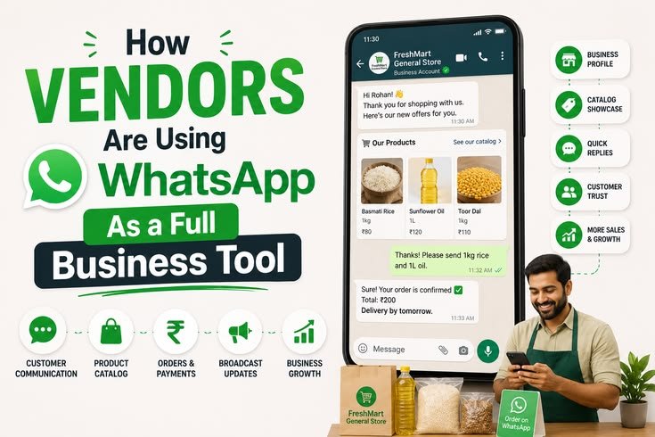How Vendors Are Using WhatsApp As a Full Business Tool