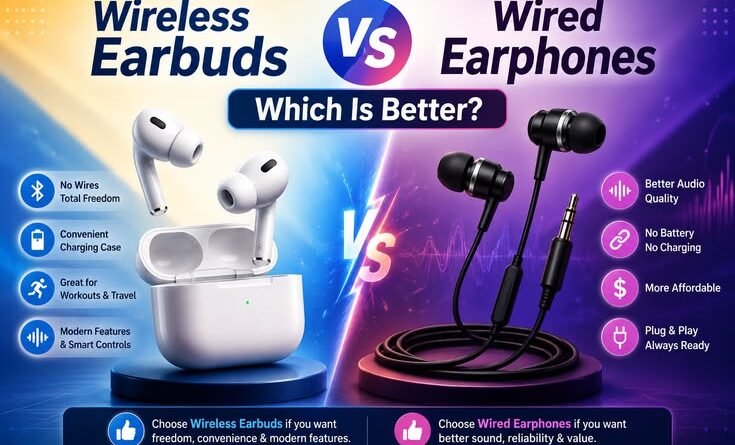 Wireless Earbuds vs Wired Earphones — Which Is Better?
