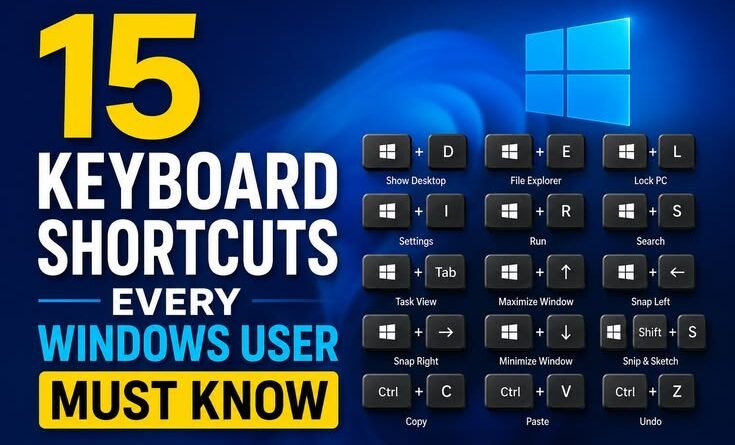 15 Keyboard Shortcuts Every Windows User Must Know