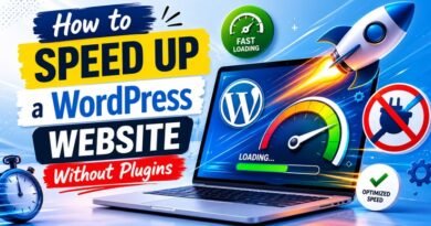 How to Speed Up a WordPress Website Without Plugins