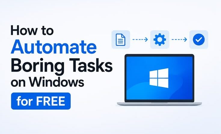How to Automate Boring Tasks on Windows for Free